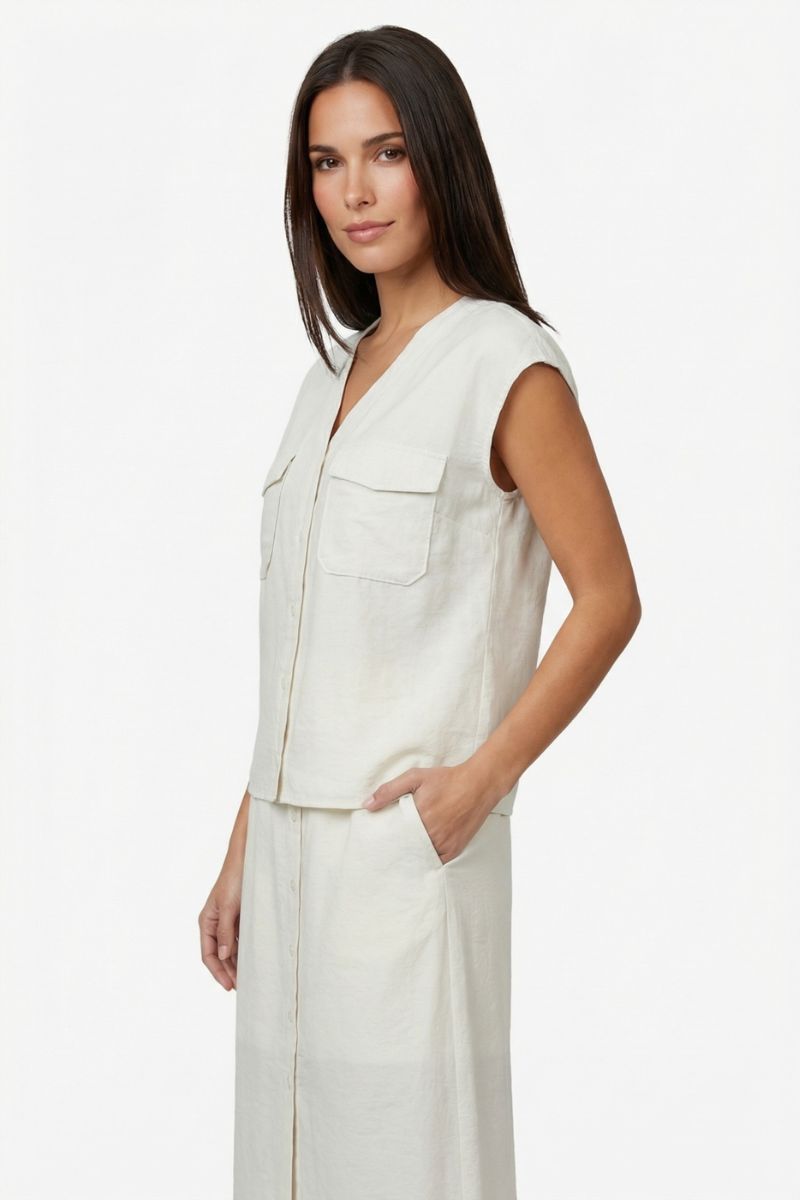 G-maxx Odessa Gilet Sand